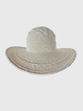 COTTON CROCHET FLOPPY HAT OFF WHITE