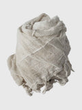 COTTON GAUZE SCARF OFF WHITE