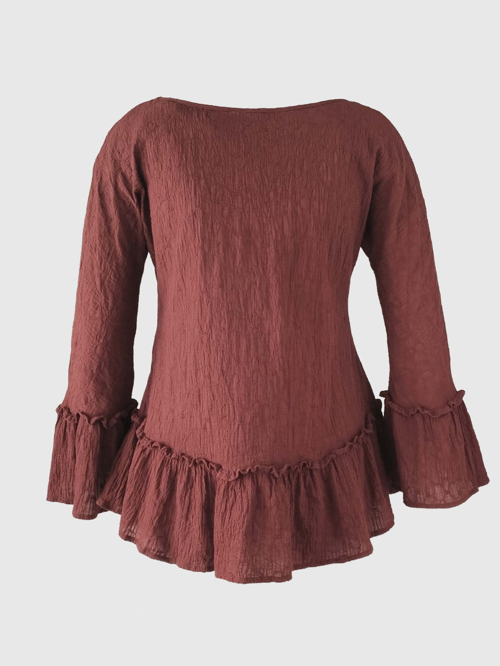 BLOUSE VOLANT EMBROIDERY SIENA