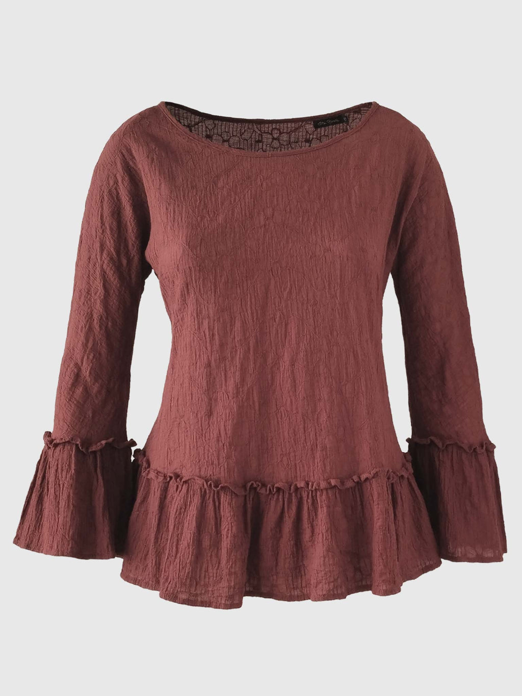 BLOUSE VOLANT EMBROIDERY SIENA