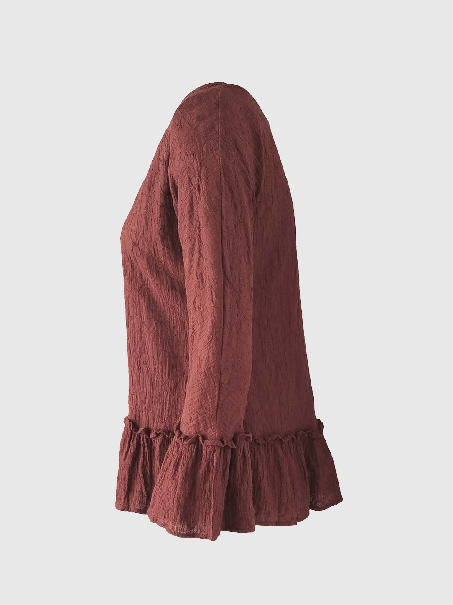 BLOUSE VOLANT EMBROIDERY SIENA