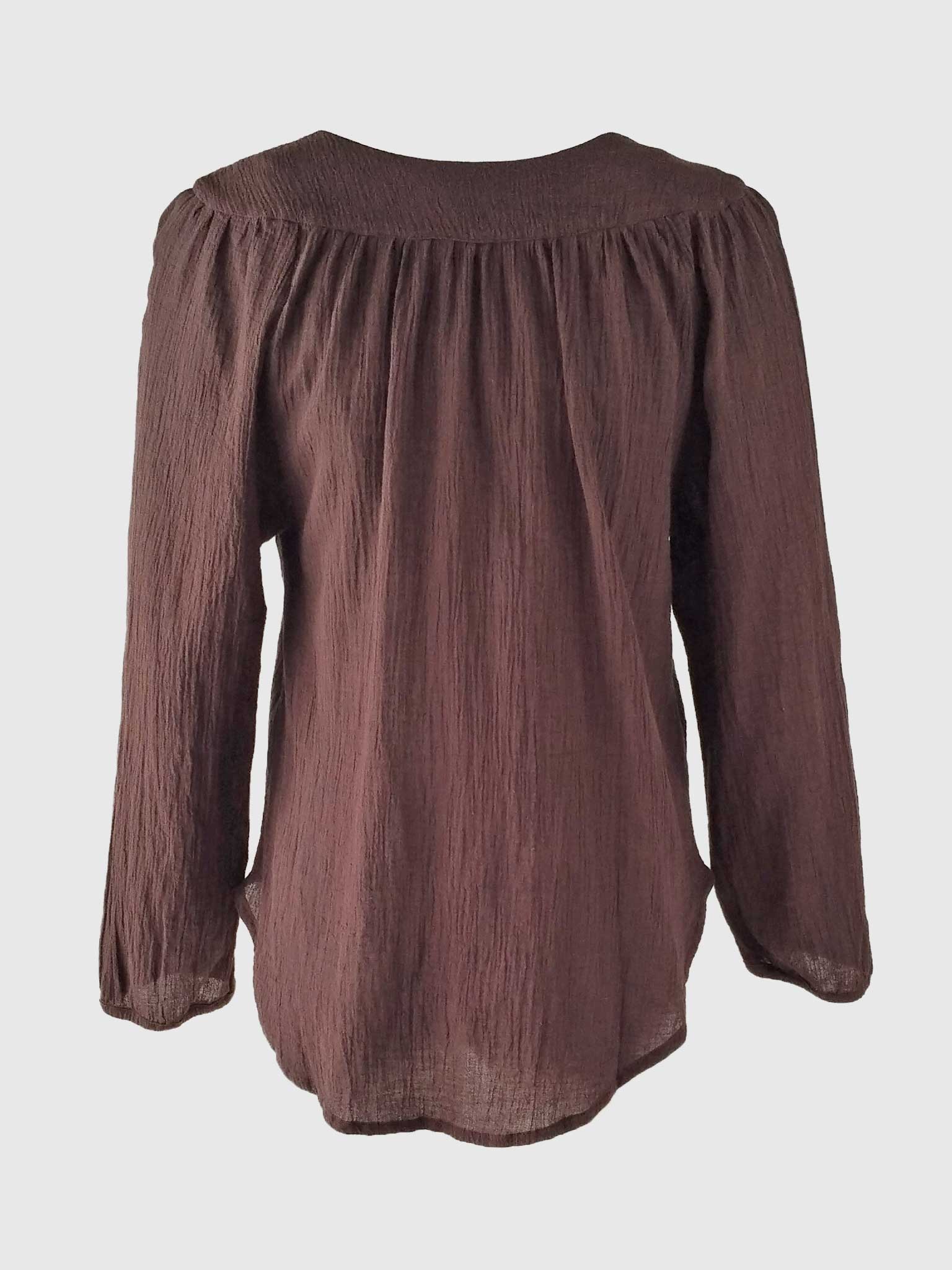 BLOUSE CHEMISE BROWN
