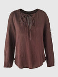 BLOUSE CHEMISE BROWN