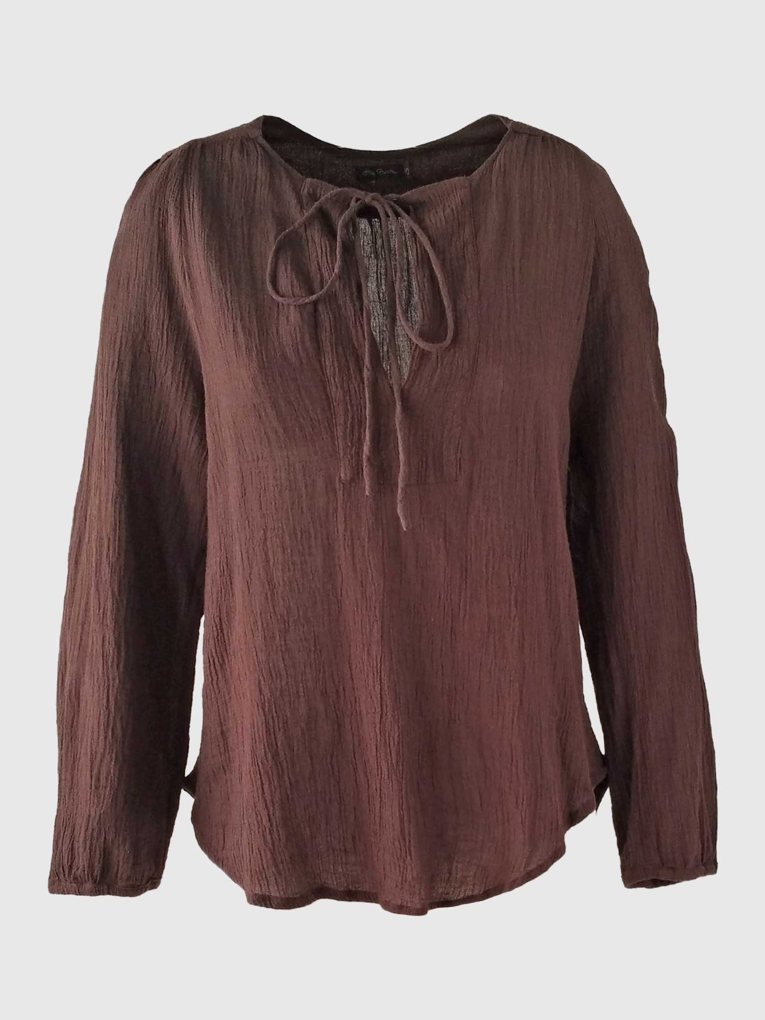 BLOUSE CHEMISE BROWN