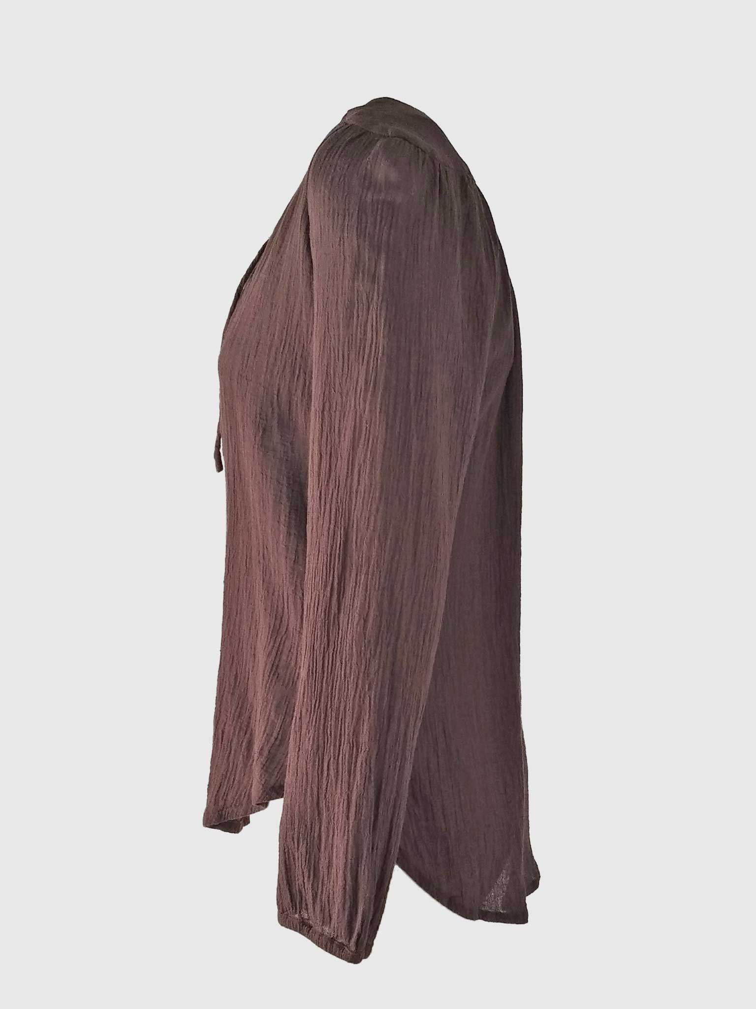 BLOUSE CHEMISE BROWN