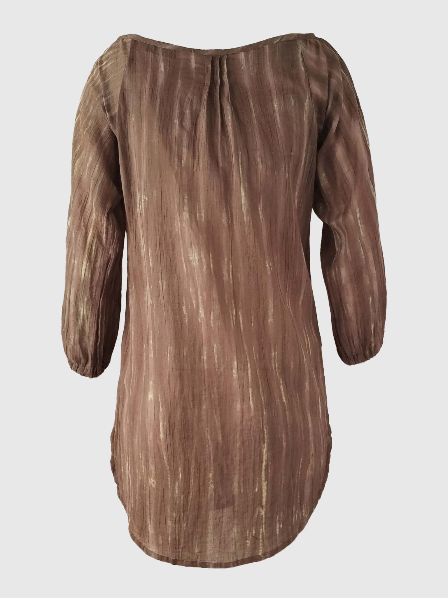 BLOUSE GHIBLI TIE-DYE BROWN