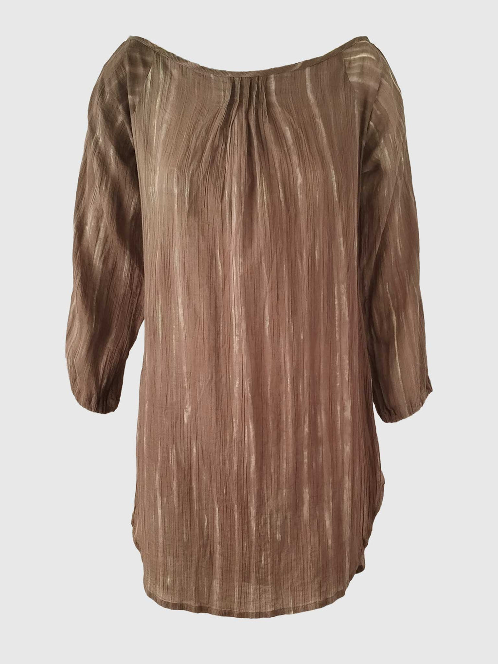 BLOUSE GHIBLI TIE-DYE BROWN
