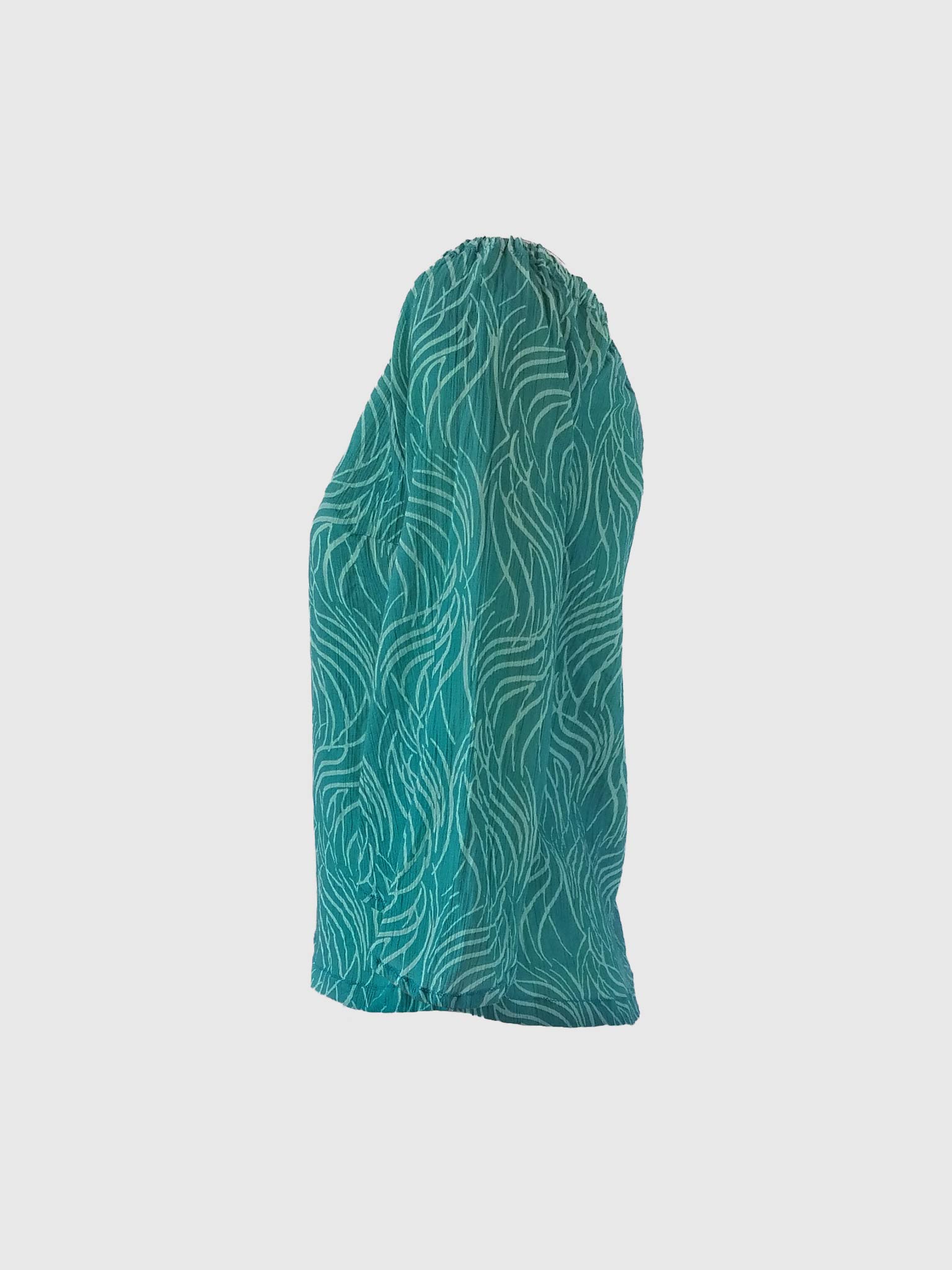 BLOUSE IBIZA BATIK FLAMES CARIBE GREEN