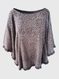 BLOUSE PALENQUE BATIK ABSTRACT BROWN
