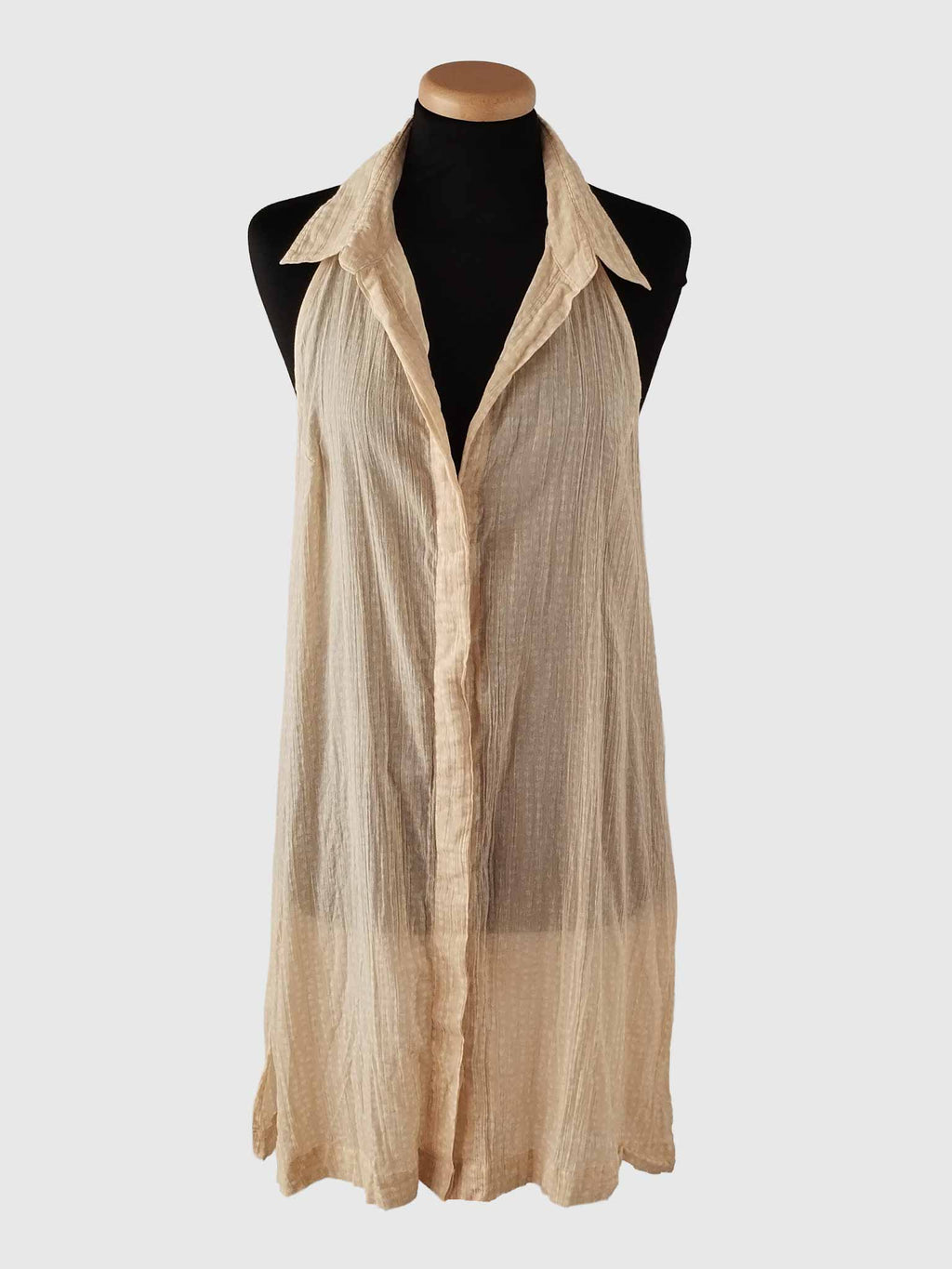 DRESS CAMICIA BATIK PIED-DE-POULE ROSE