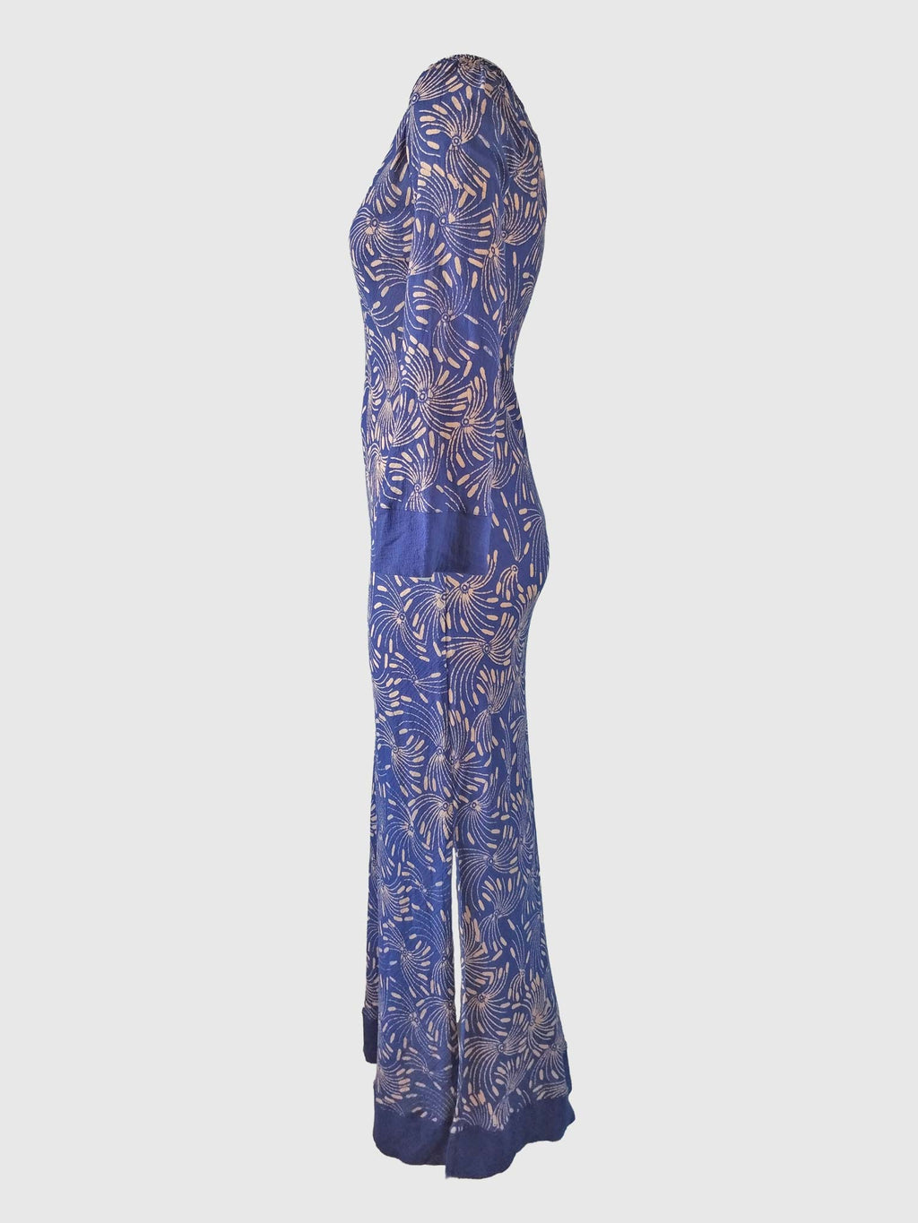LONG DRESS BAHIA BATIK JUNCO DEEP VIOLET