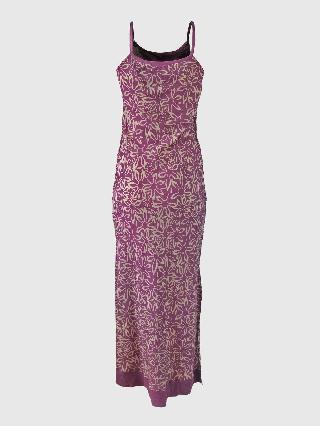 LONG DRESS ISABELLE BATIK FLORES CYCLAMEN