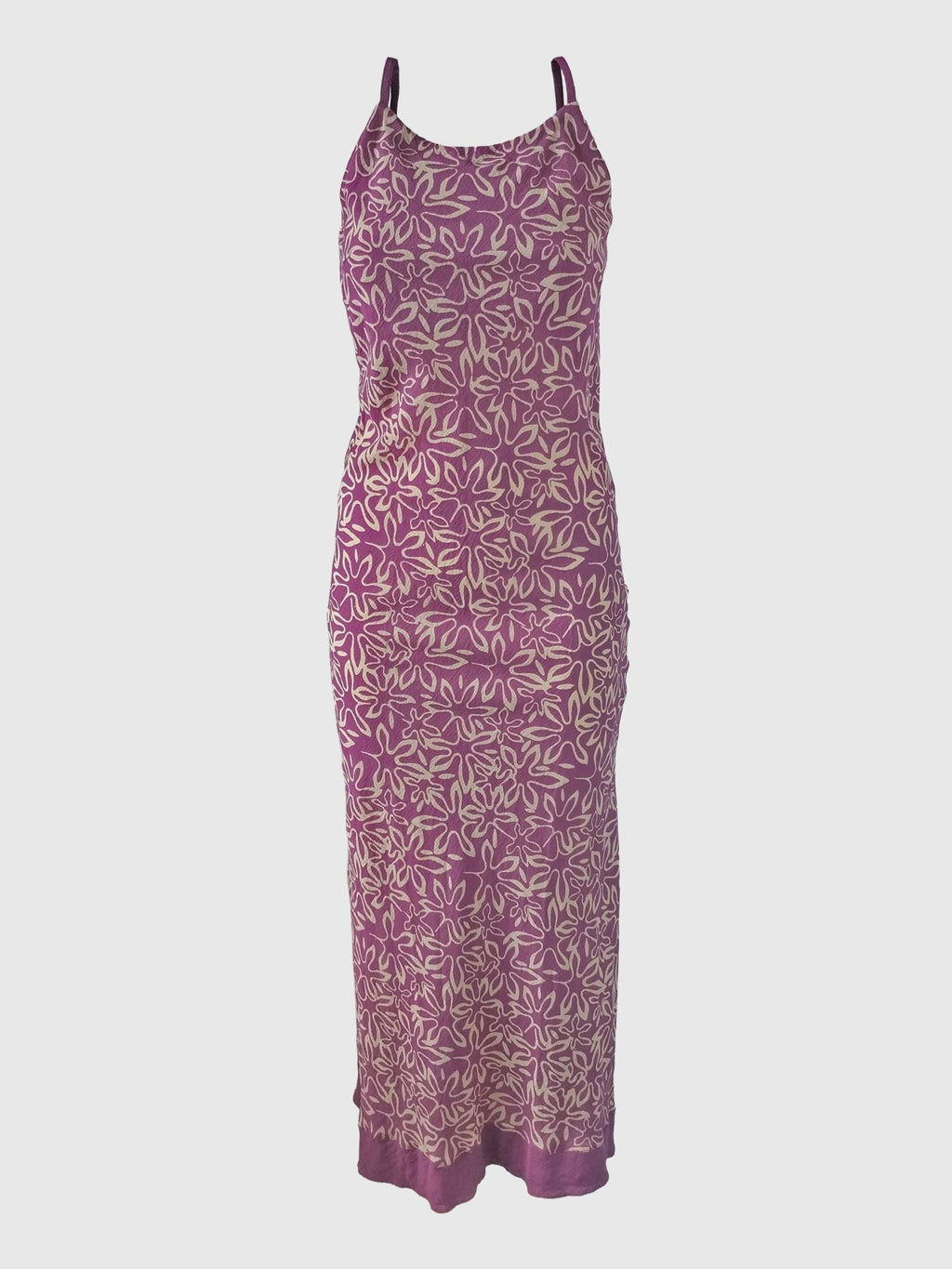 LONG DRESS ISABELLE BATIK FLORES CYCLAMEN