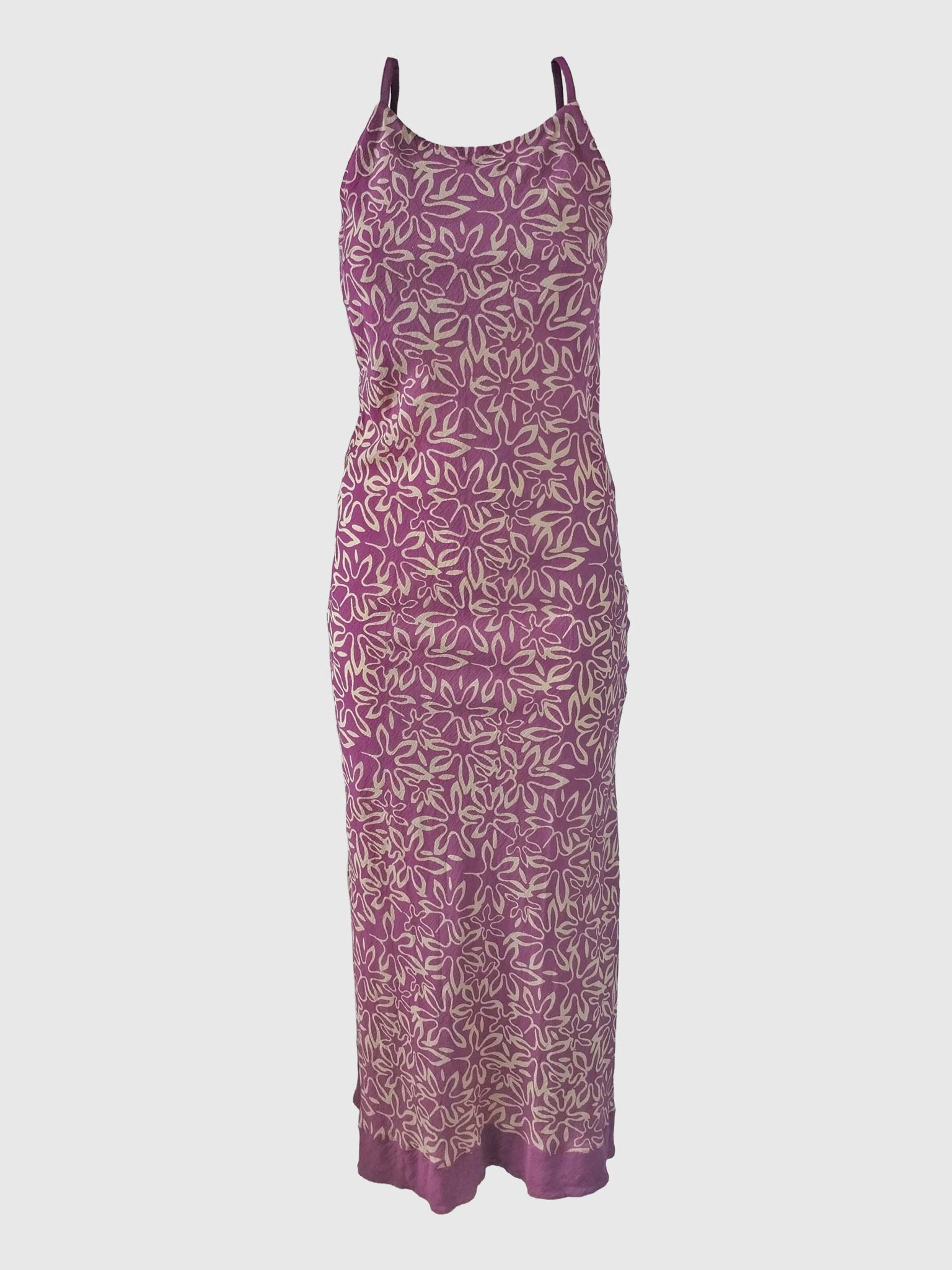 LONG DRESS ISABELLE BATIK FLORES CYCLAMEN