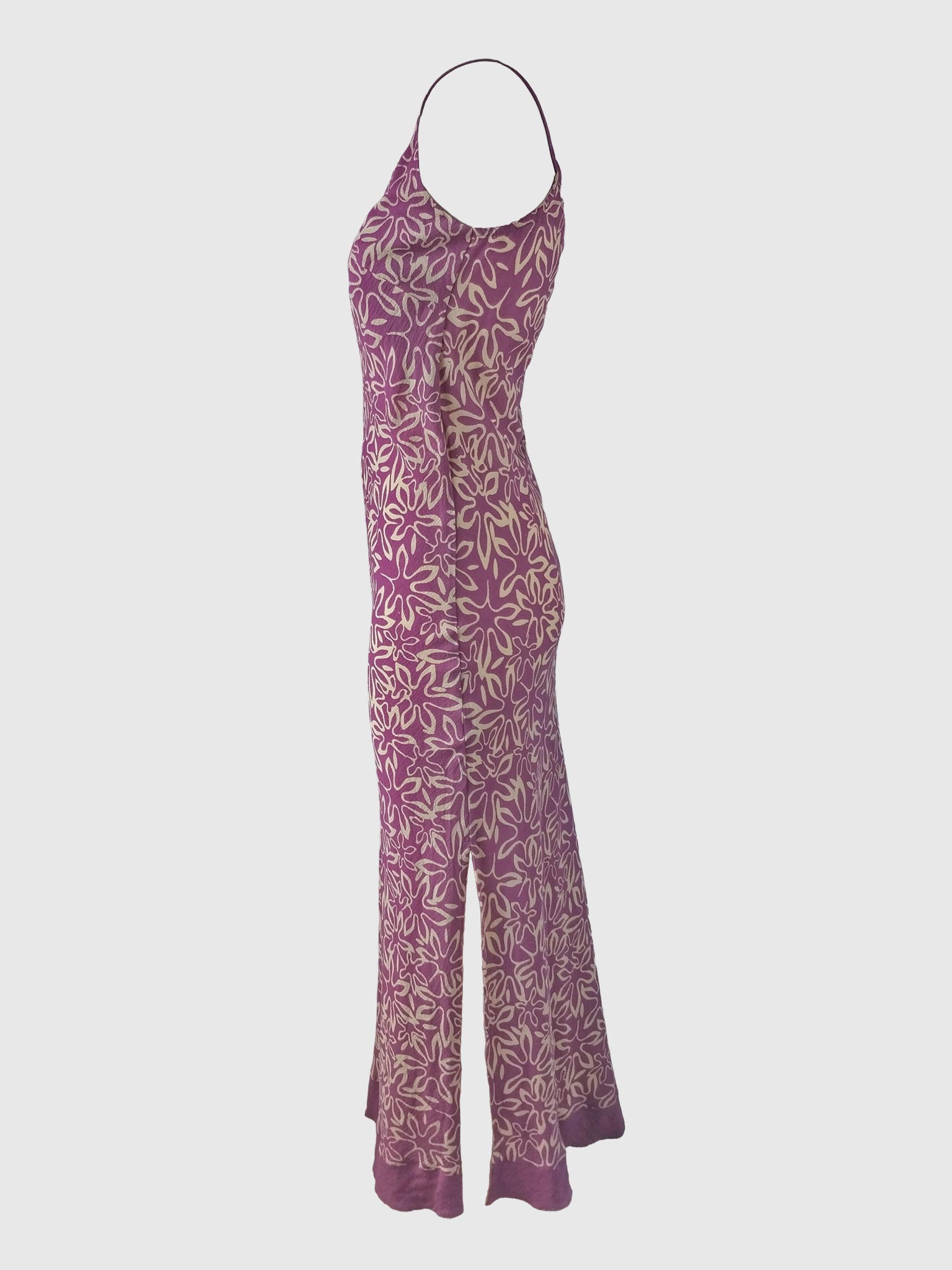 LONG DRESS ISABELLE BATIK FLORES CYCLAMEN