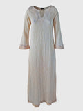 LONG DRESS KAFT BATIK DIAMONDS ROSE