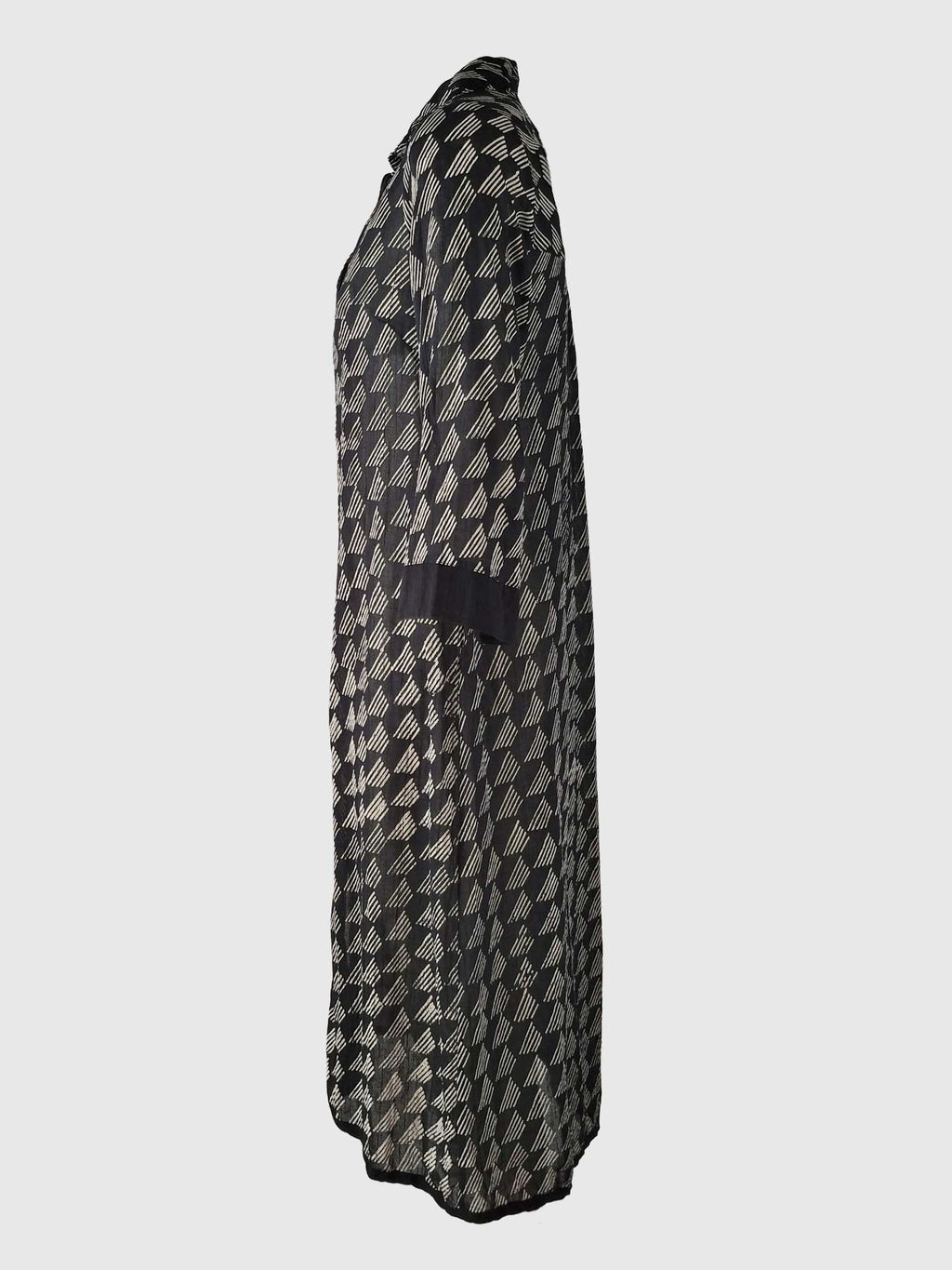 LONG DRESS KOS BATIK PYRAMIDS BLACK