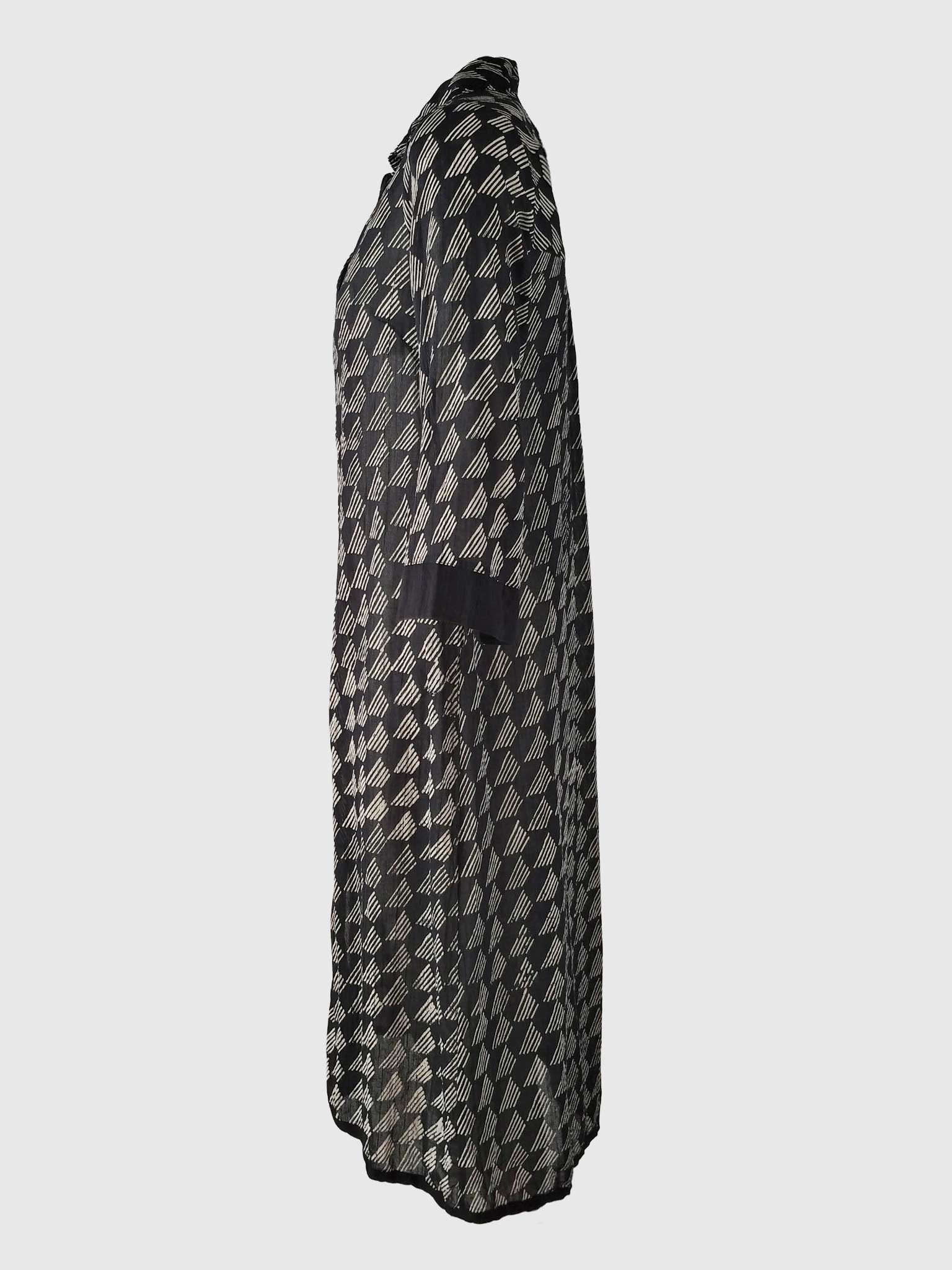 LONG DRESS KOS BATIK PYRAMIDS BLACK