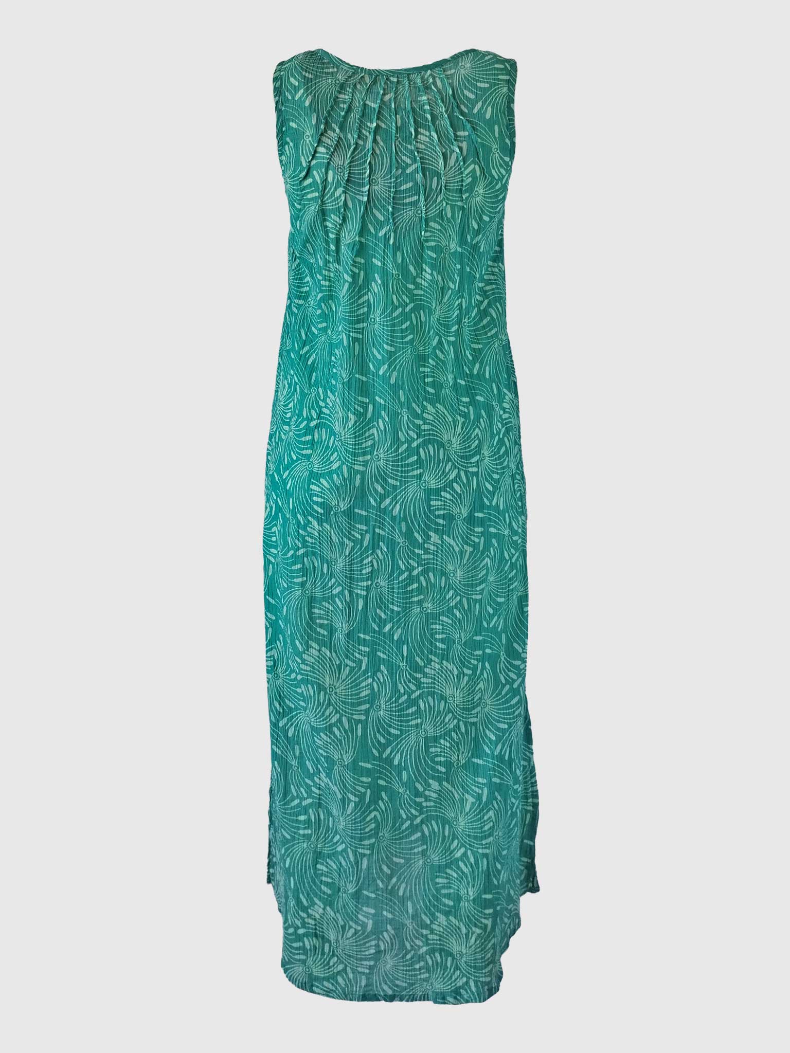 LONG DRESS RAY BATIK JUNCO CARIBE GREEN