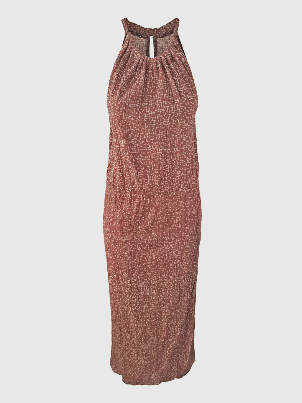 LONG DRESS TULIP BATIK ABSTRACT SIENA