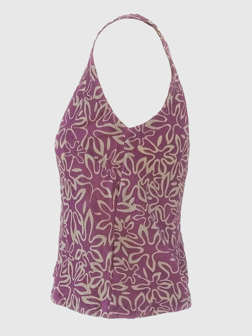 TOP CLOCHETTE BATIK FLORES CYCLAMEN