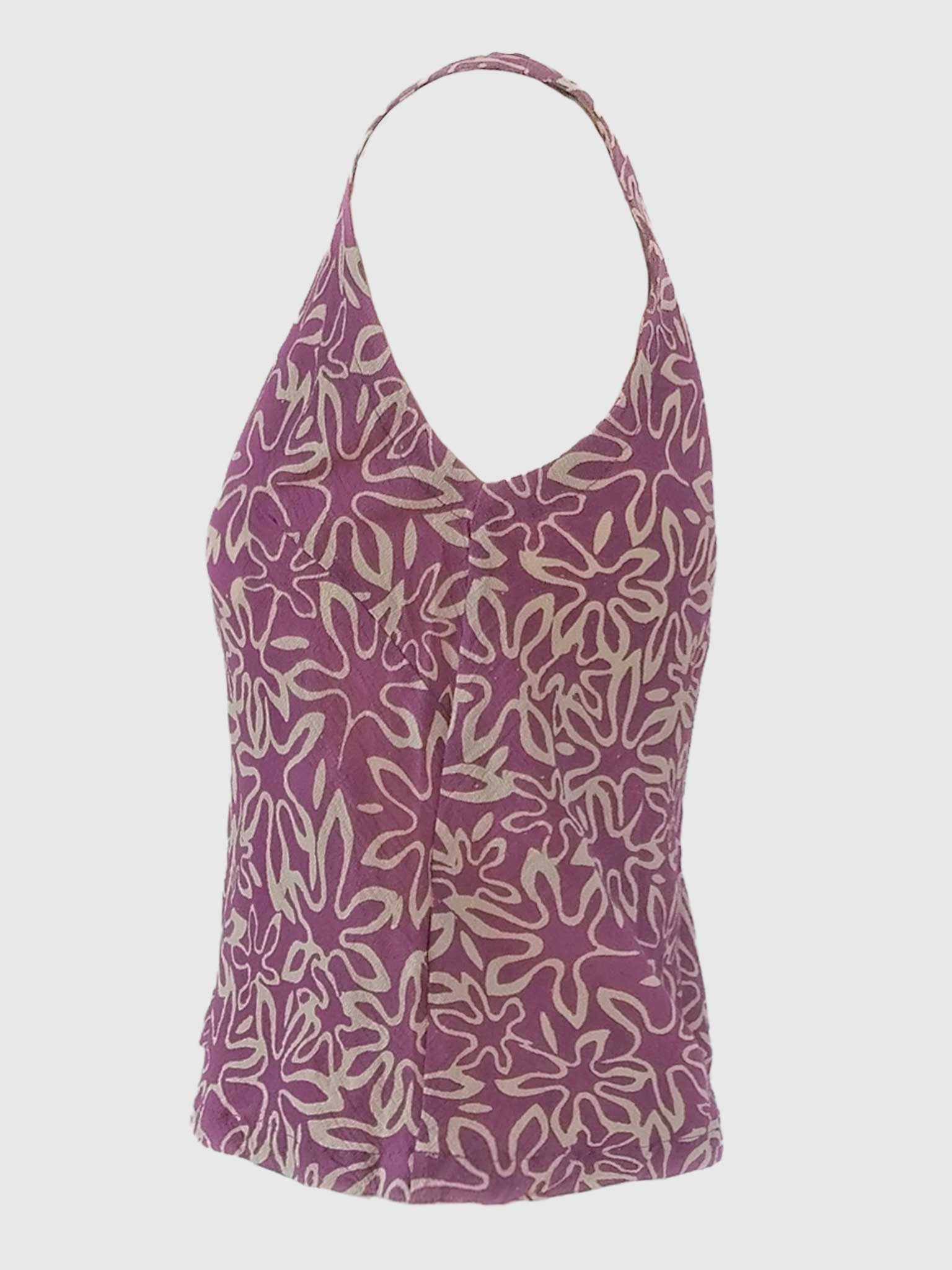 TOP CLOCHETTE BATIK FLORES CYCLAMEN