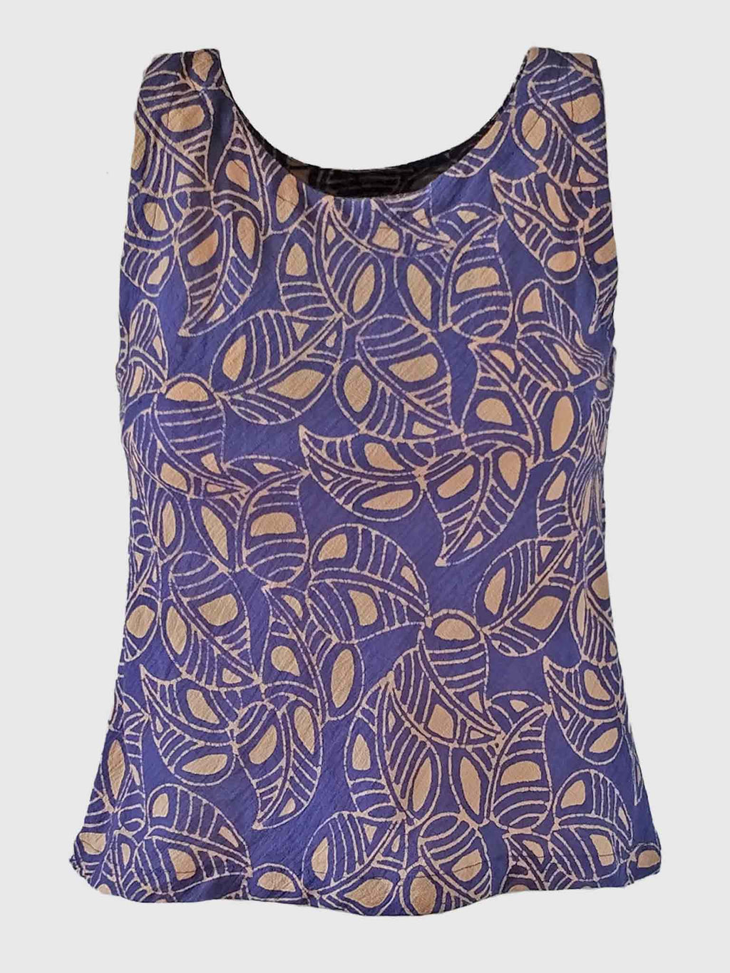 TOP CLOCHETTE BATIK FOLIA DEEP VIOLET