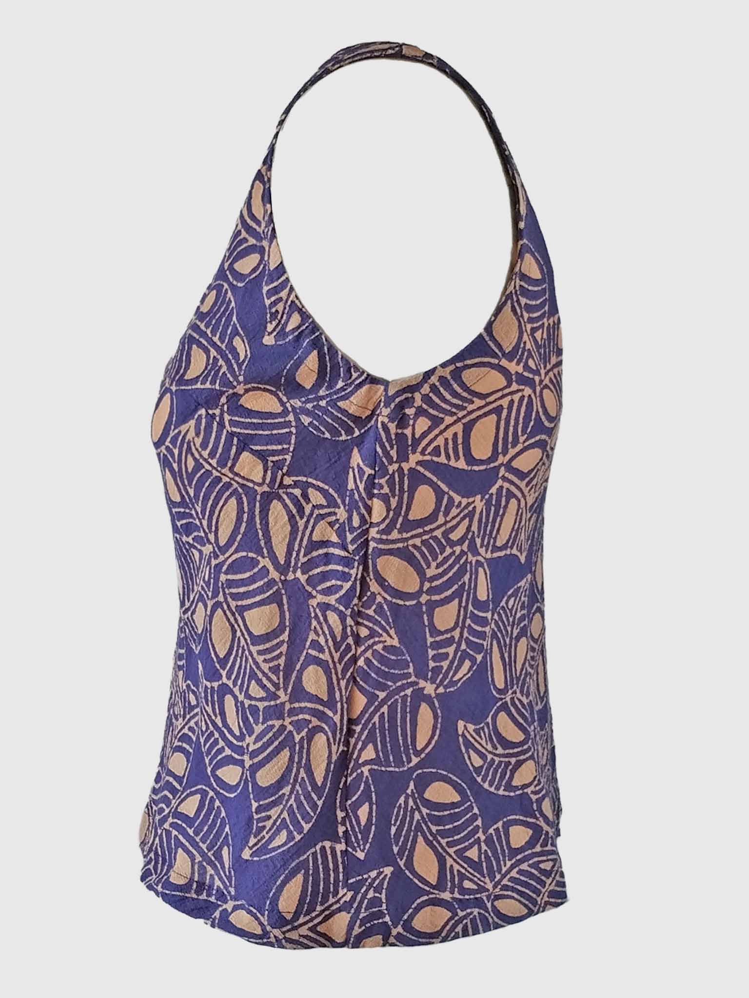 TOP CLOCHETTE BATIK FOLIA DEEP VIOLET