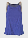 TOP SINGLET DEEP VIOLET/APRICOT