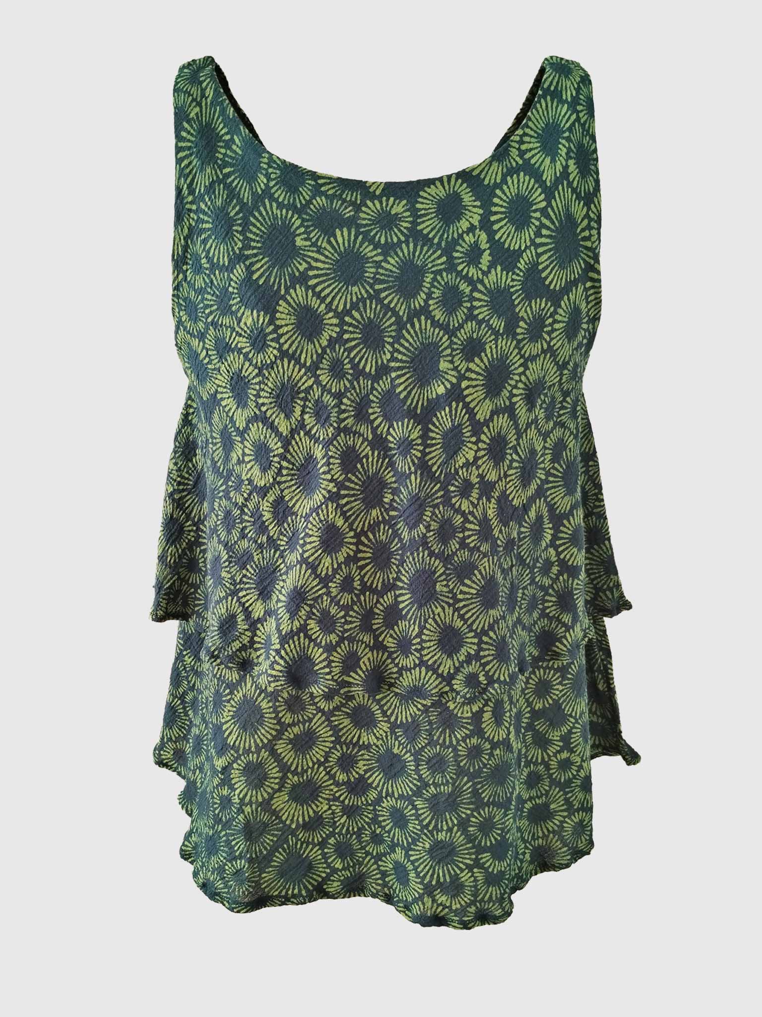 TOP TWINS BATIK BLOOM BLUE