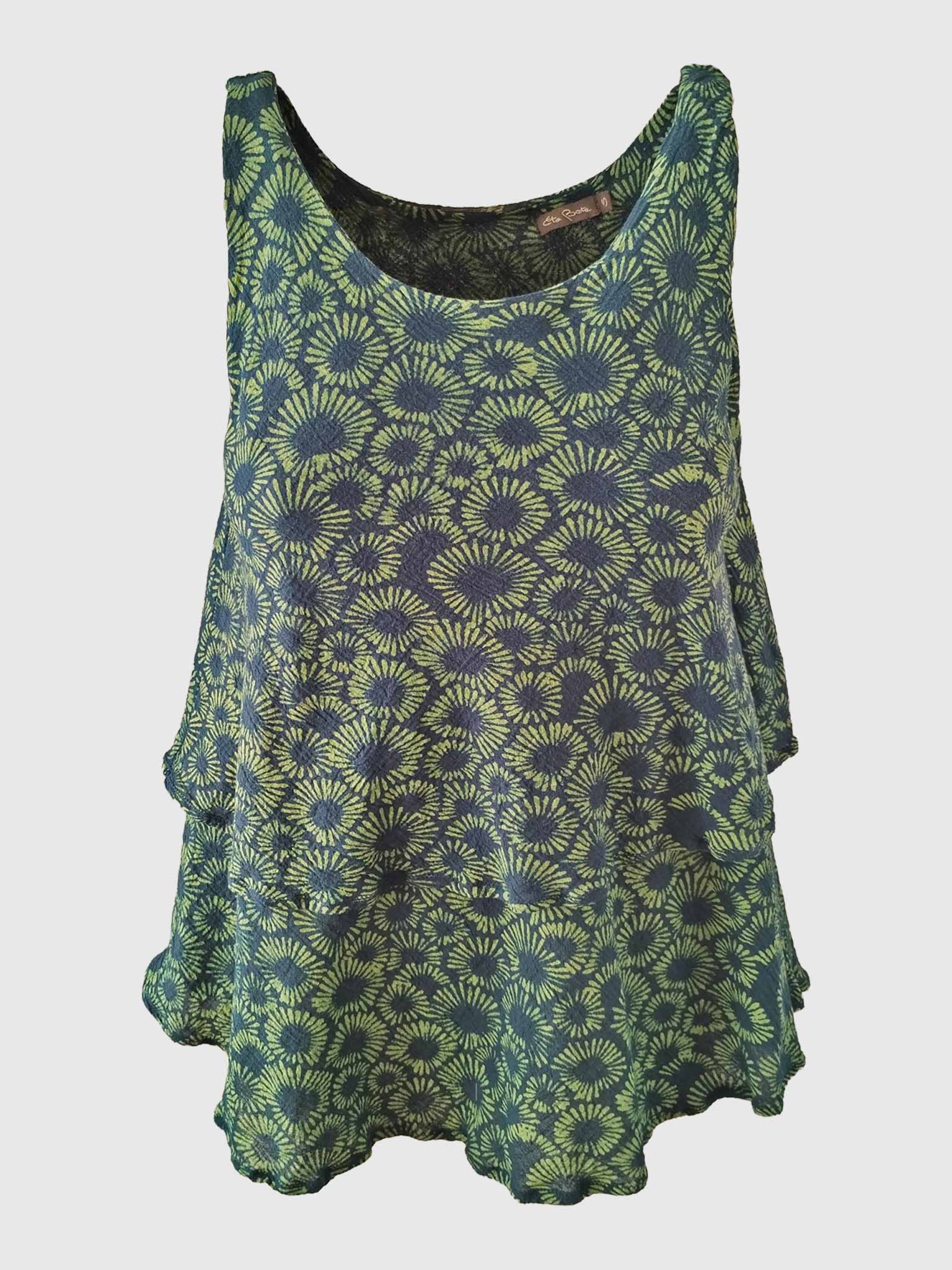TOP TWINS BATIK BLOOM BLUE