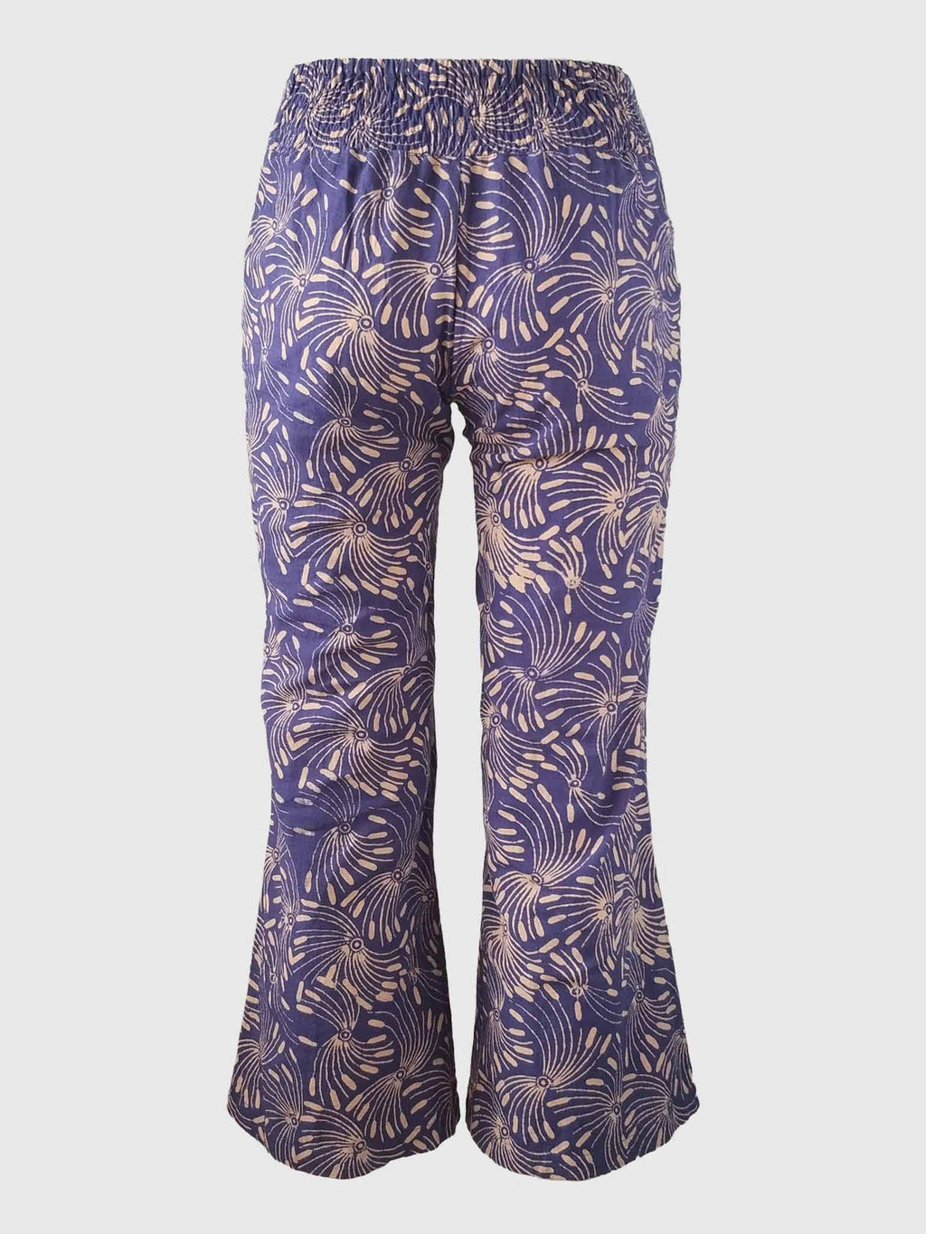 LONG PANTS TROMPETTE SLUB BATIK JUNCO DEEP VIOLET