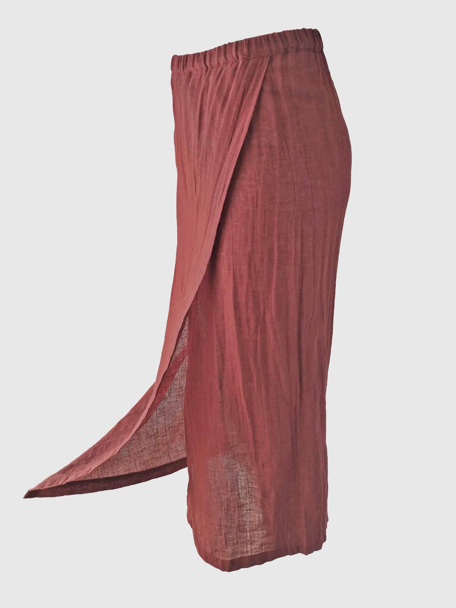 SKIRT WRAPOVER LINEN SIENA