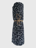 PAREO COTTON CRINKLE BATIK ABSTRACT BLACK