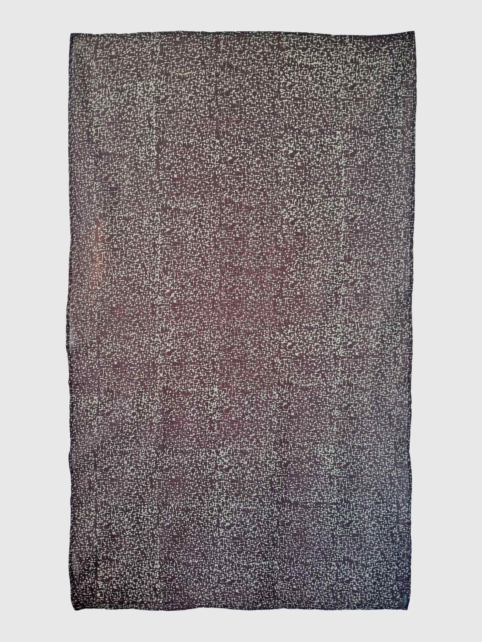 PAREO COTTON CRINKLE BATIK ABSTRACT BROWN