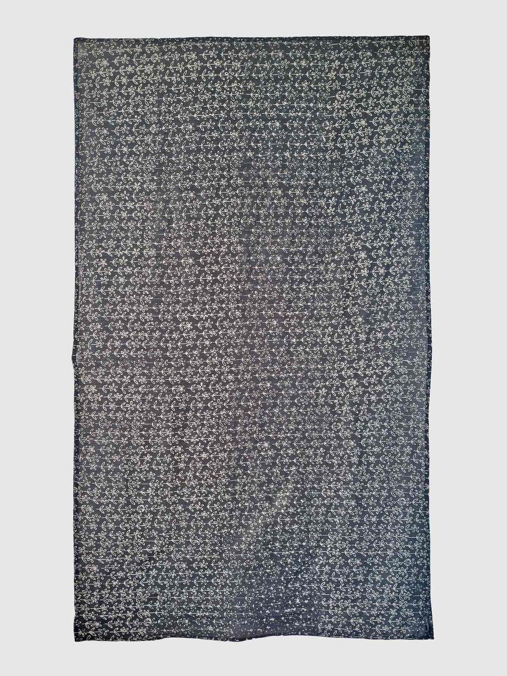 PAREO COTTON CRINKLE BATIK DAISY BLACK