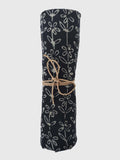 PAREO COTTON CRINKLE BATIK DAISY BLACK