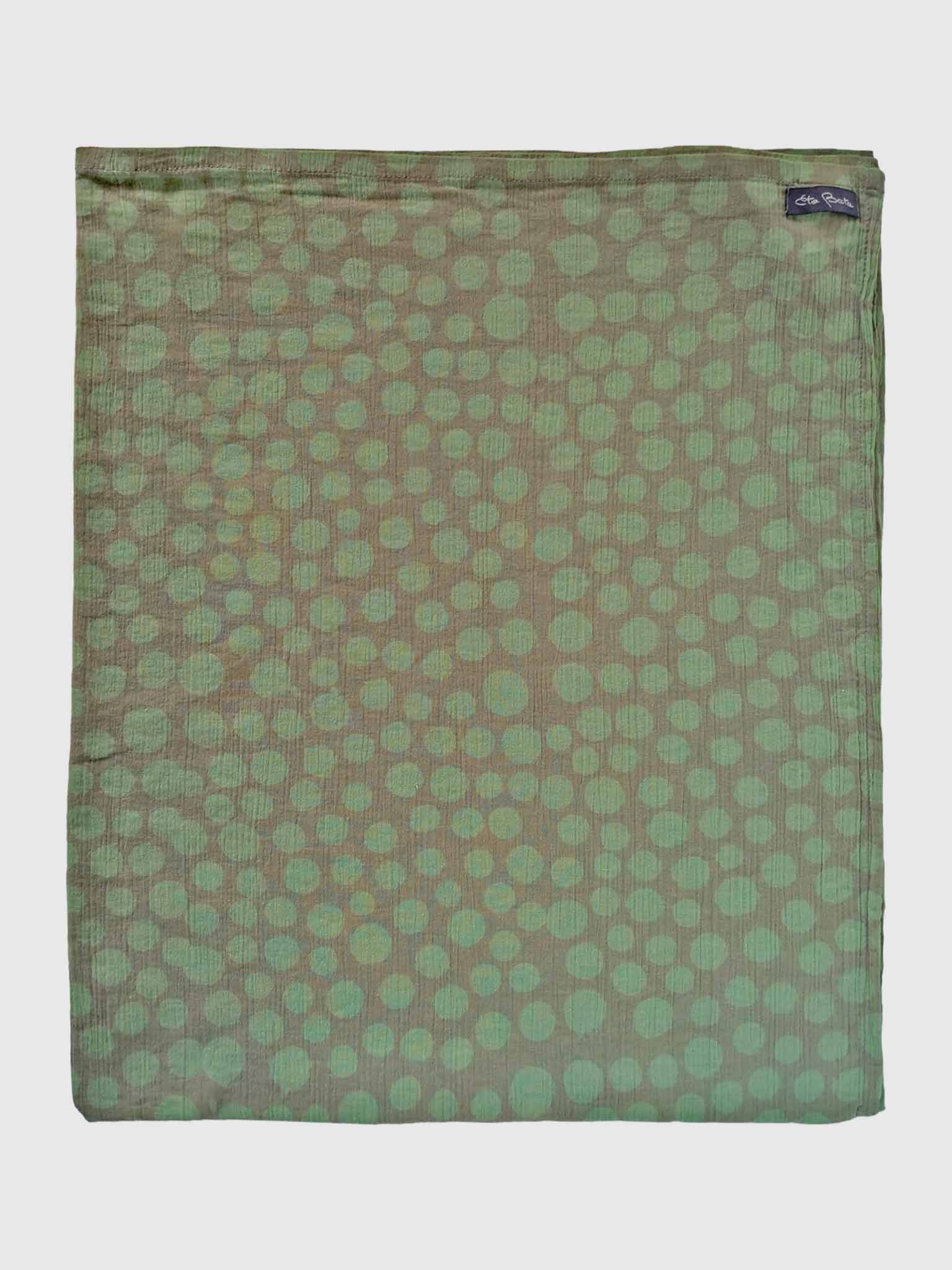 PAREO COTTON CRINKLE BATIK POIS MUD/AVOCADO