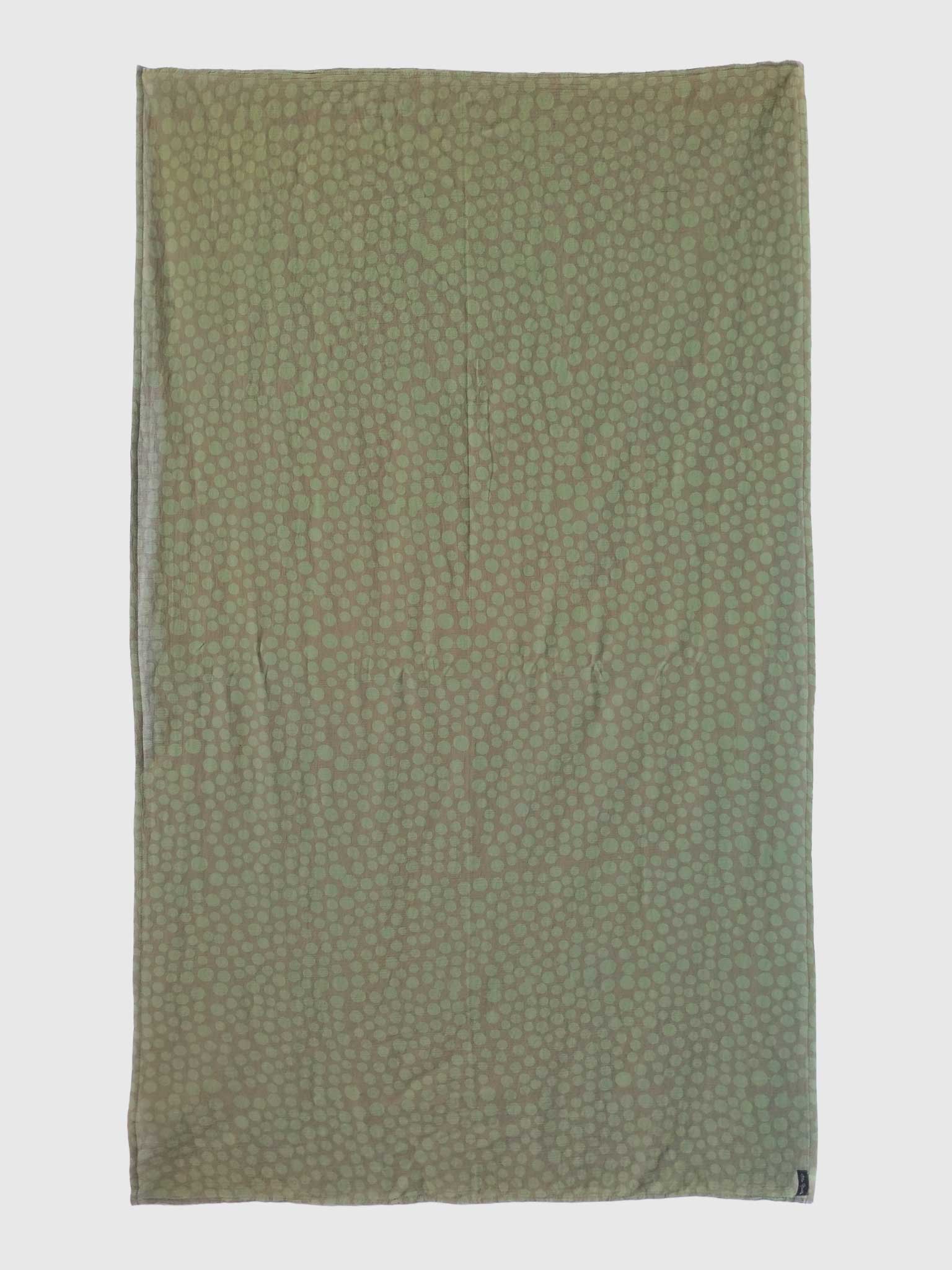 PAREO COTTON CRINKLE BATIK POIS MUD/AVOCADO