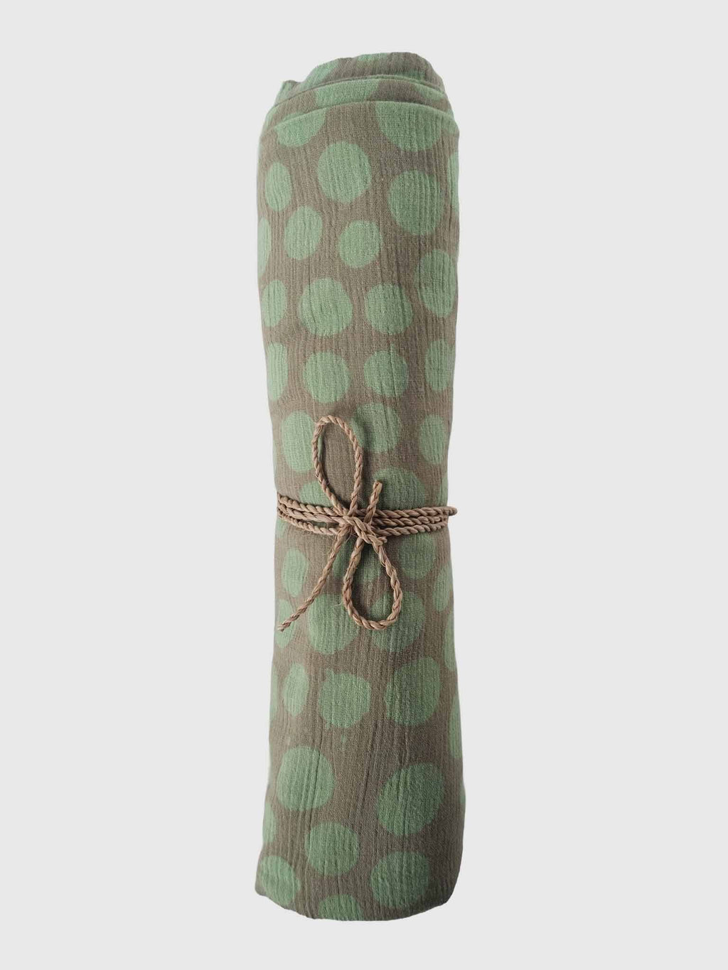 PAREO COTTON CRINKLE BATIK POIS MUD/AVOCADO
