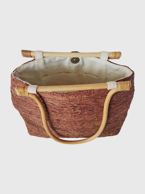 BAG TRAPEZIO SMALL BOURGOGNE